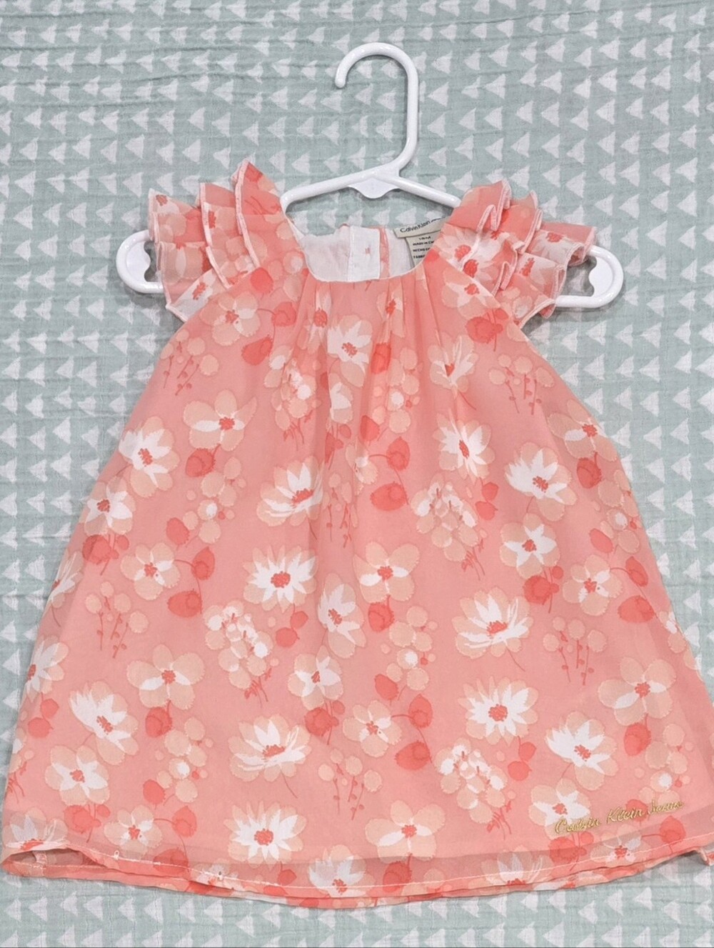 Calvin Klein Floral Dress - 18M